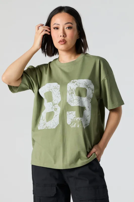 89 Graphic Oversized T-Shirt sold by Urban Planet