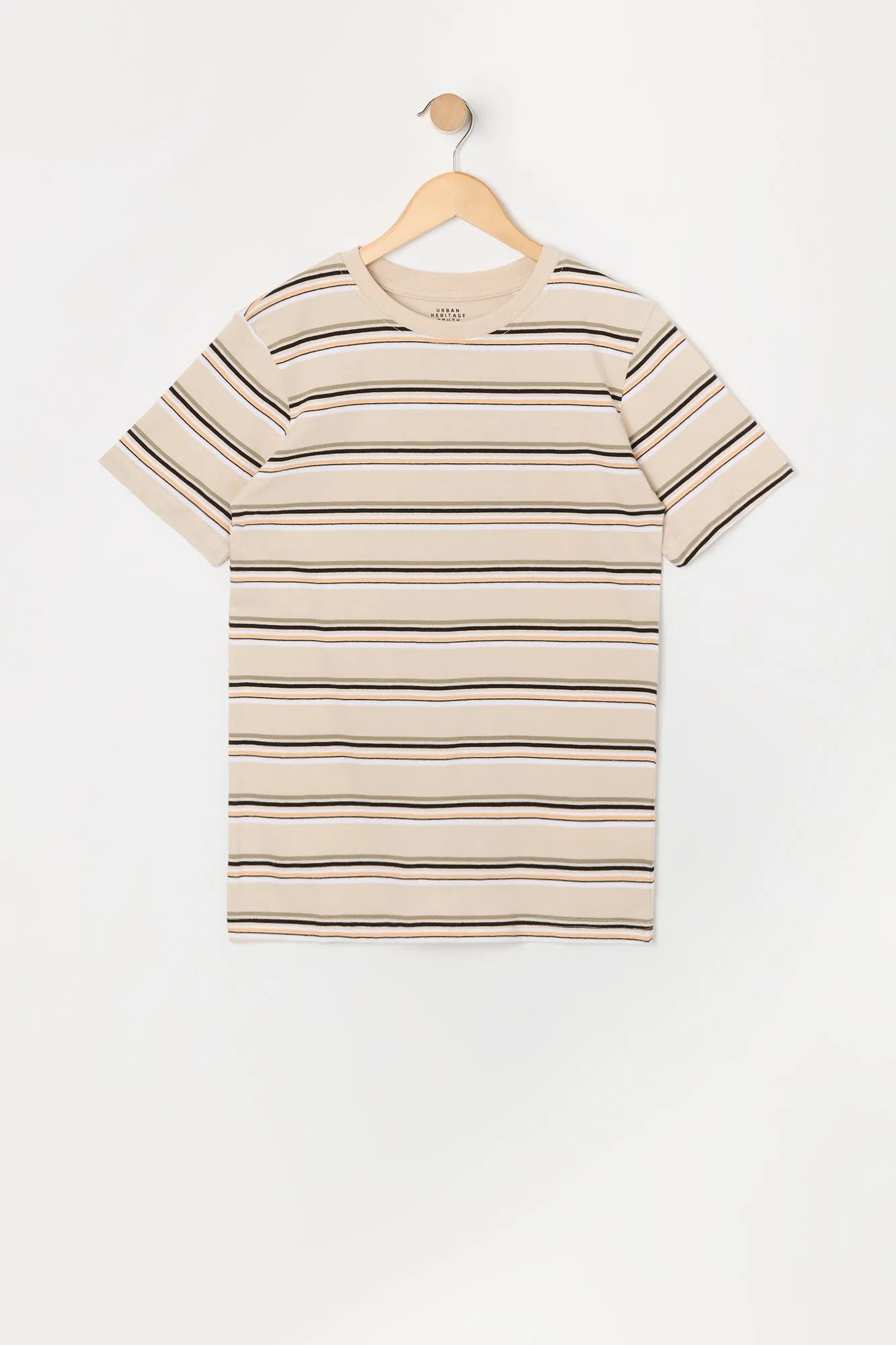 T-shirt ras du cou rayé pour garçon sold by Urban Planet product image thumbnail 5