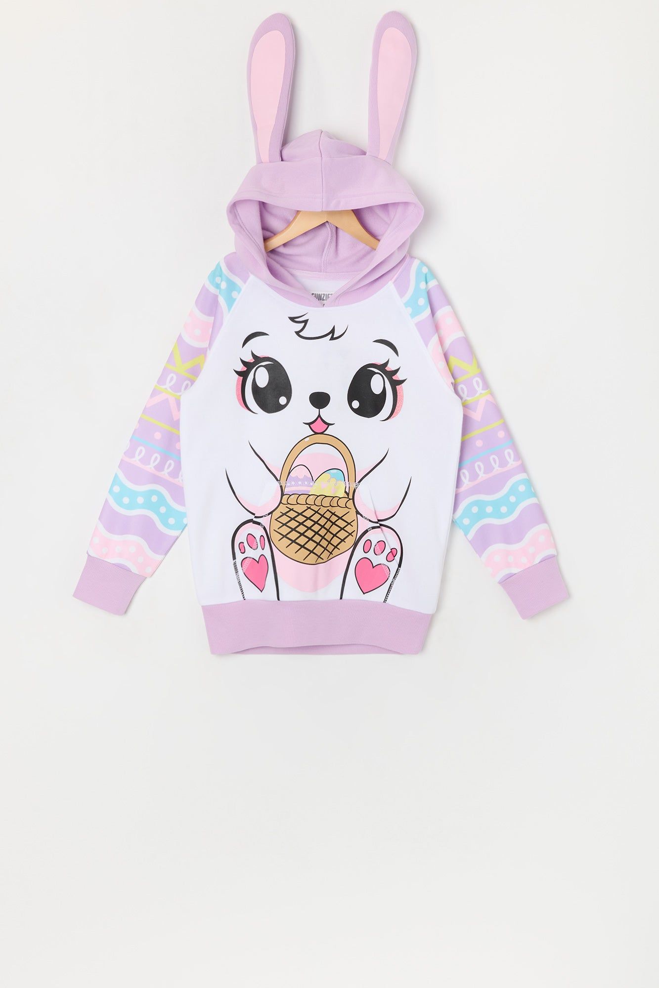 Girls Easter Bunny Character Hoodie sold by Urban Planet product image thumbnail 3