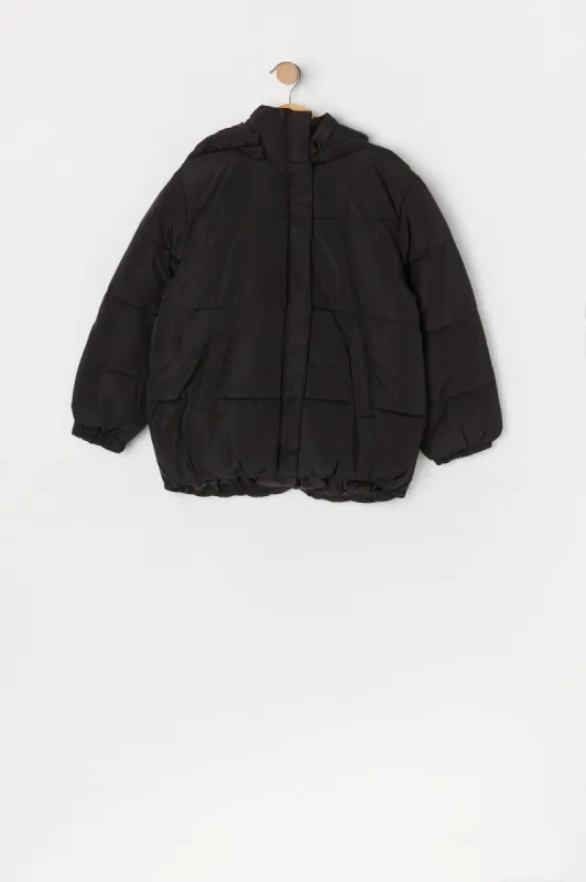 Blouson bouffant à capuchon pour fille sold by Urban Planet