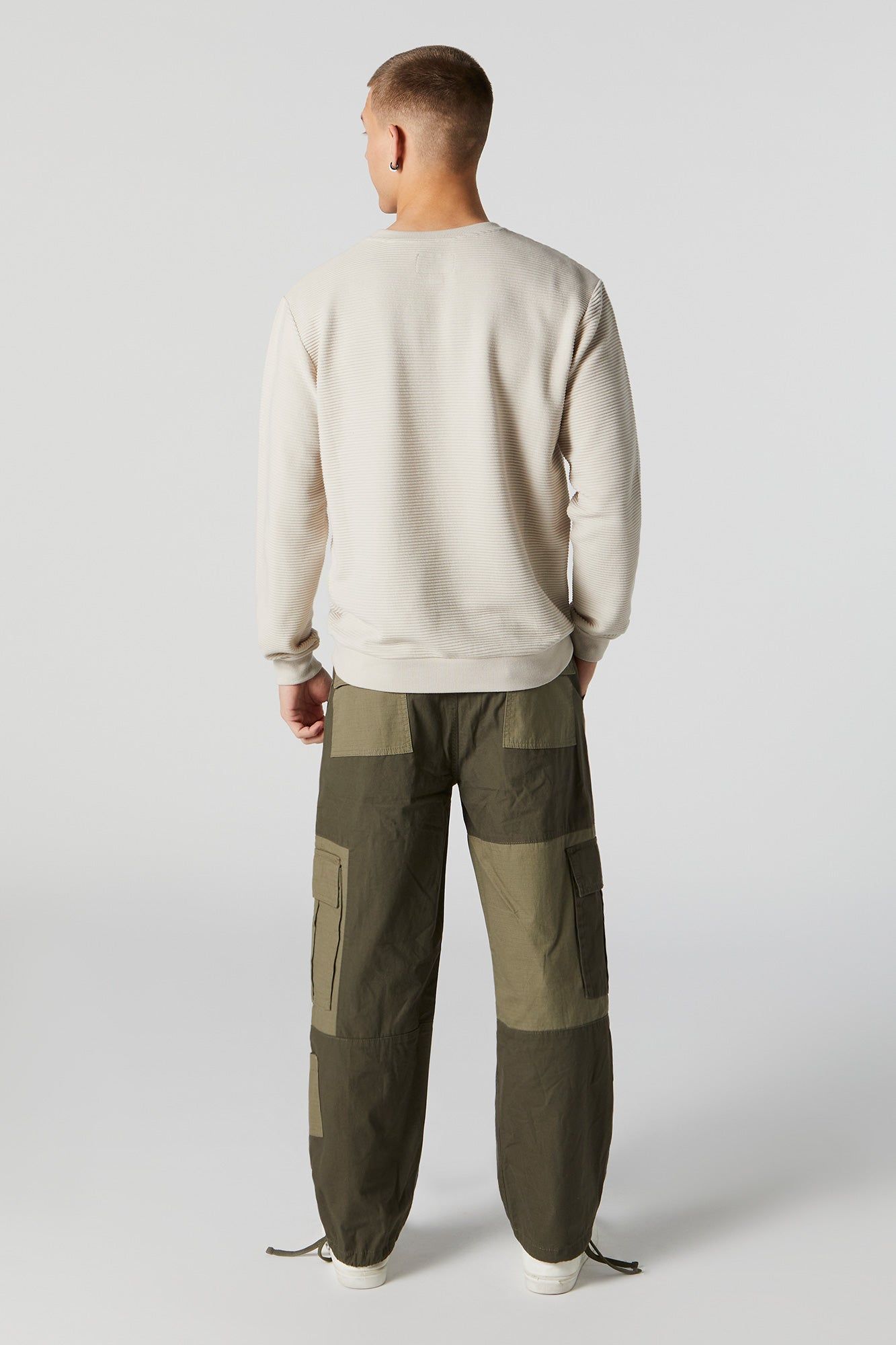 Colourblock Patch Cargo Jogger sold by Urban Planet product image thumbnail 3