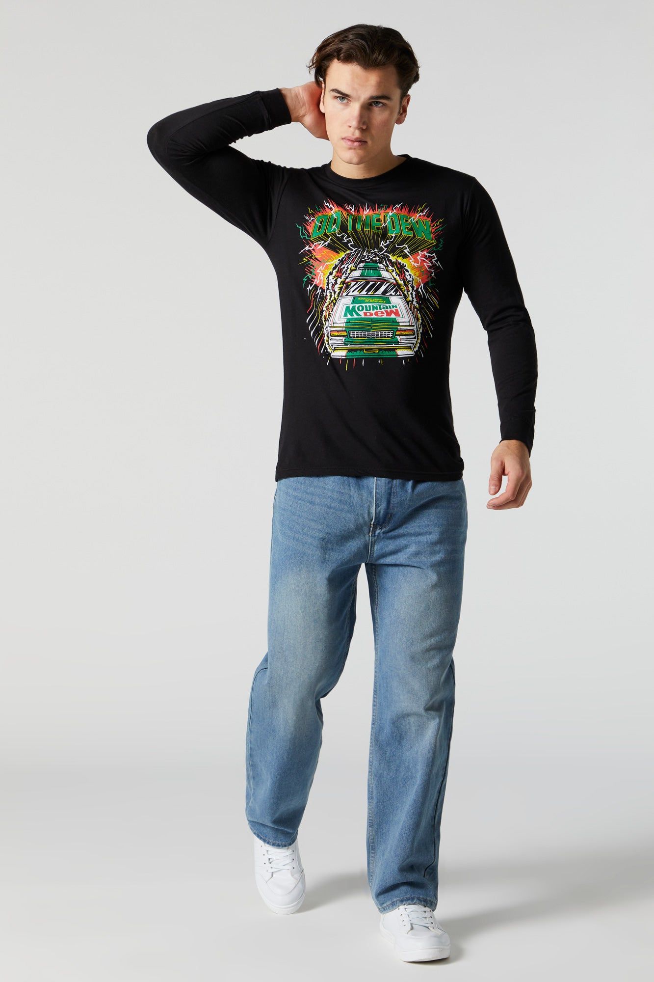 Mountain Dew Graphic Long Sleeve Top sold by Urban Planet product image thumbnail 3