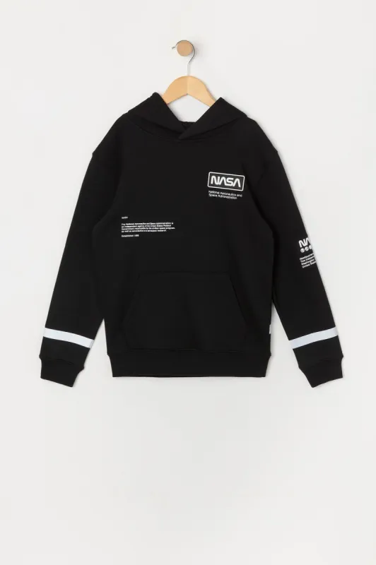 Boys NASA Graphic Fleece Hoodie sold by Urban Planet