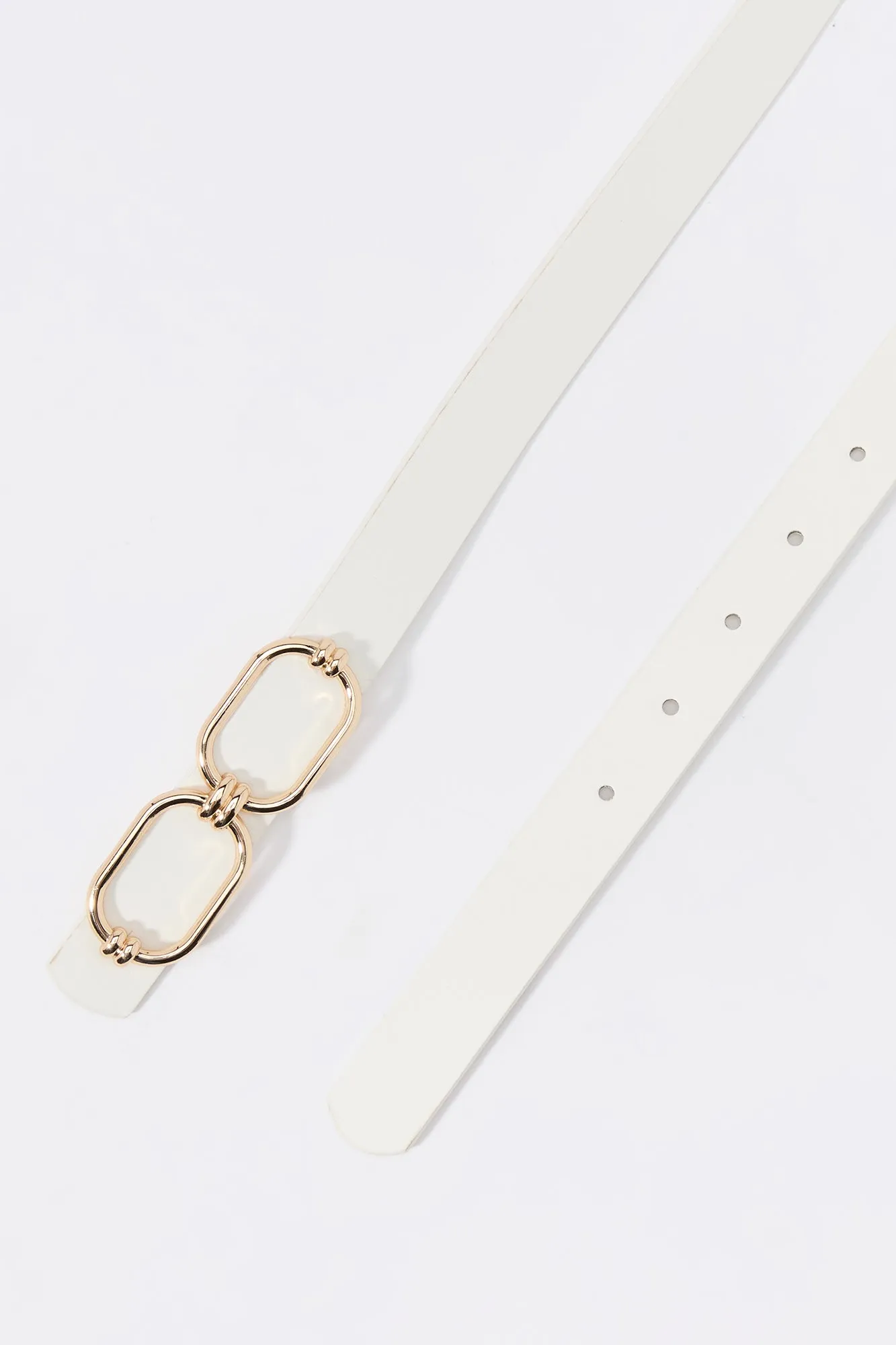 Double Oval Buckle Belt sold by Urban Planet product image thumbnail 2