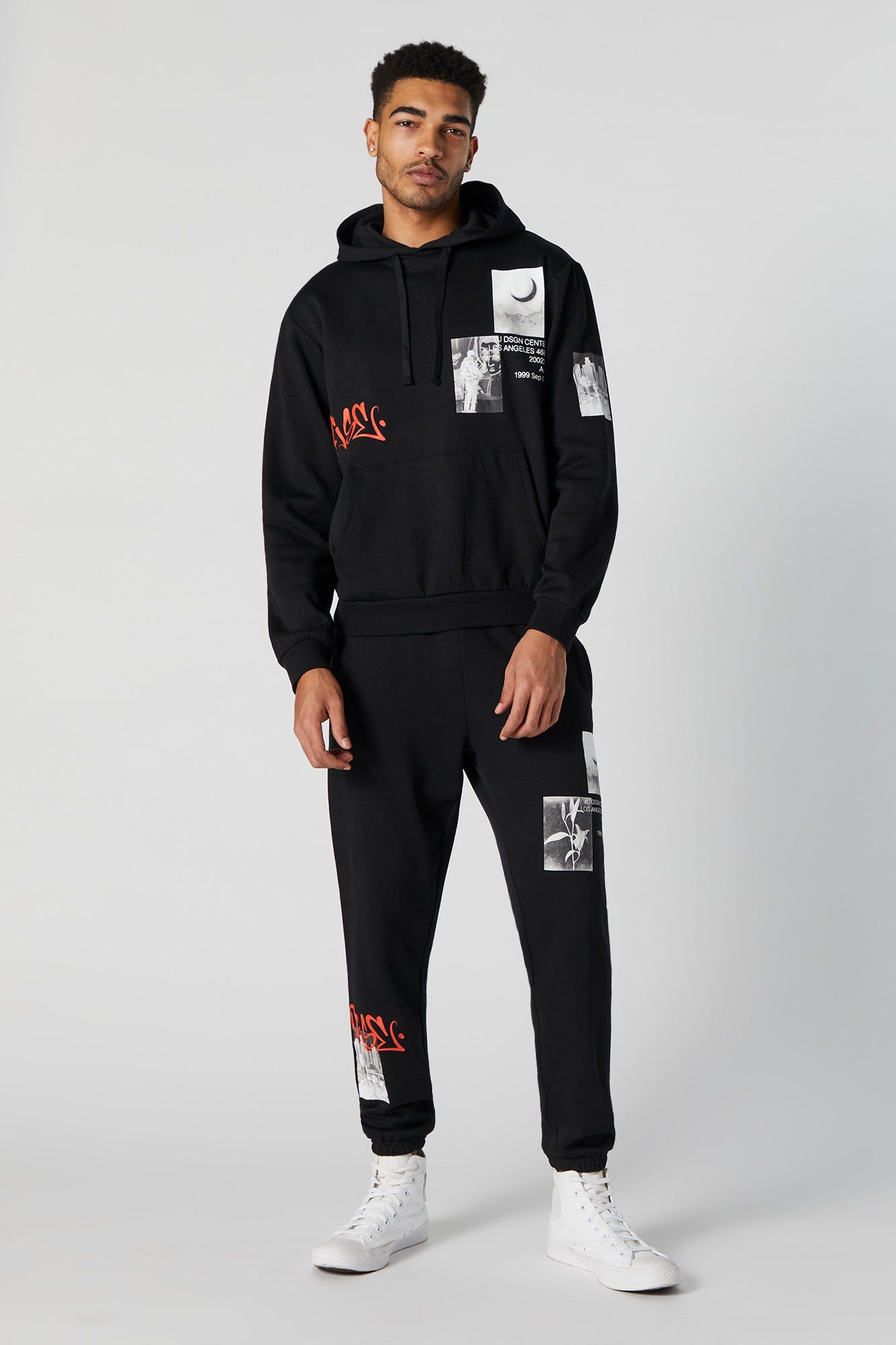 Photo Prints Graphic Fleece Jogger sold by Urban Planet product image thumbnail 2