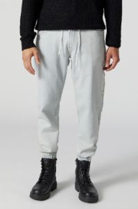 Denim Drawstring Jogger sold by Urban Planet