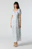 Robe midi fleurie avec attache au dos sold by Urban Planet