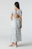 Robe midi fleurie avec attache au dos sold by Urban Planet