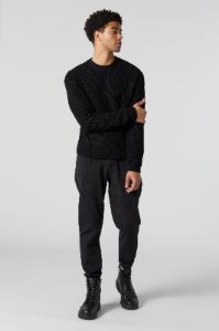 Denim Drawstring Jogger sold by Urban Planet