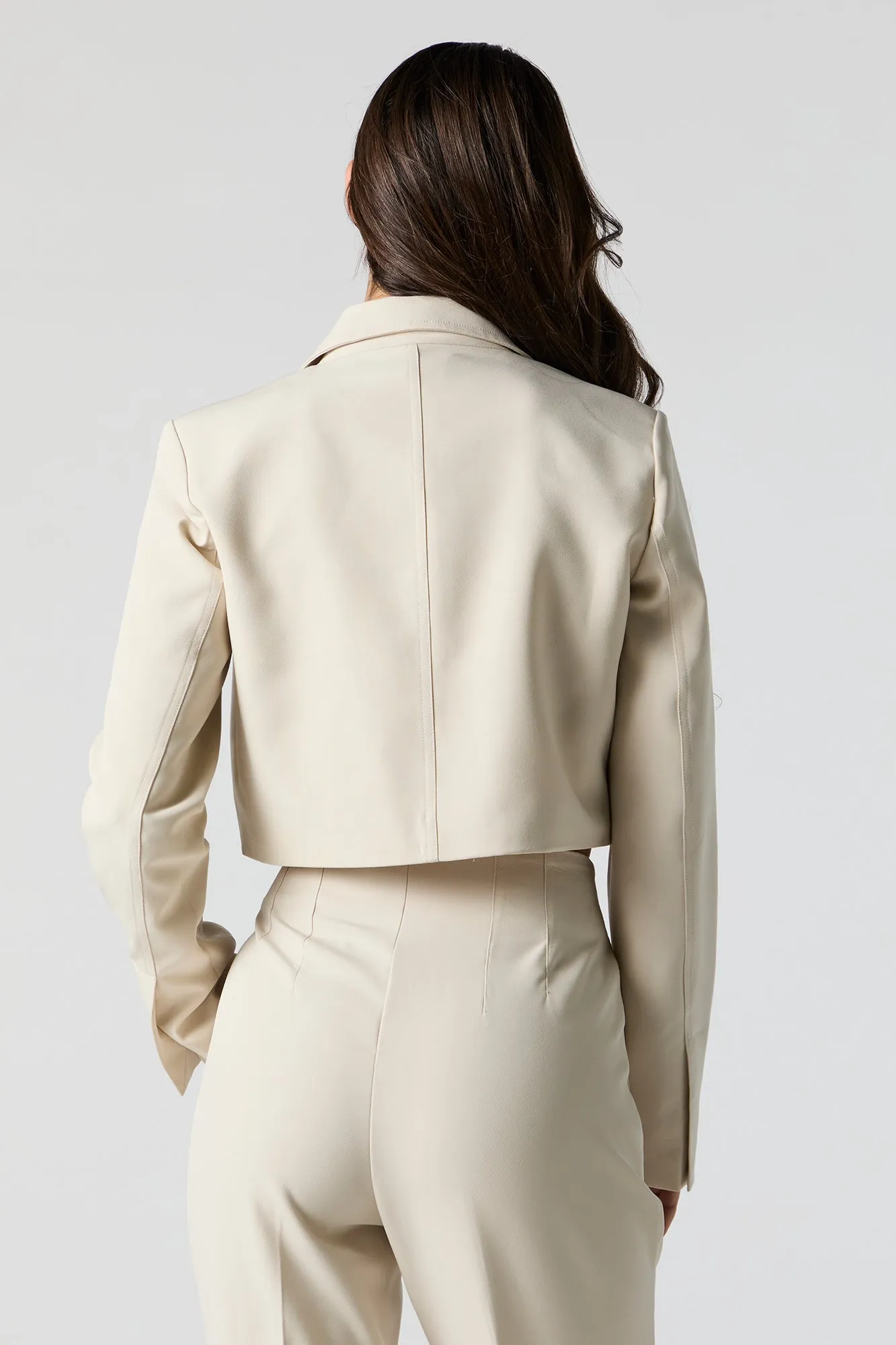 Cropped Single Button Blazer sold by Urban Planet product image thumbnail 5