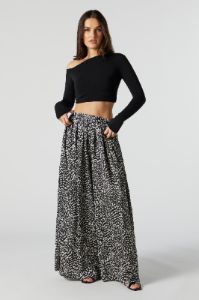 Pantalon à jambe large imprimé sold by Urban Planet