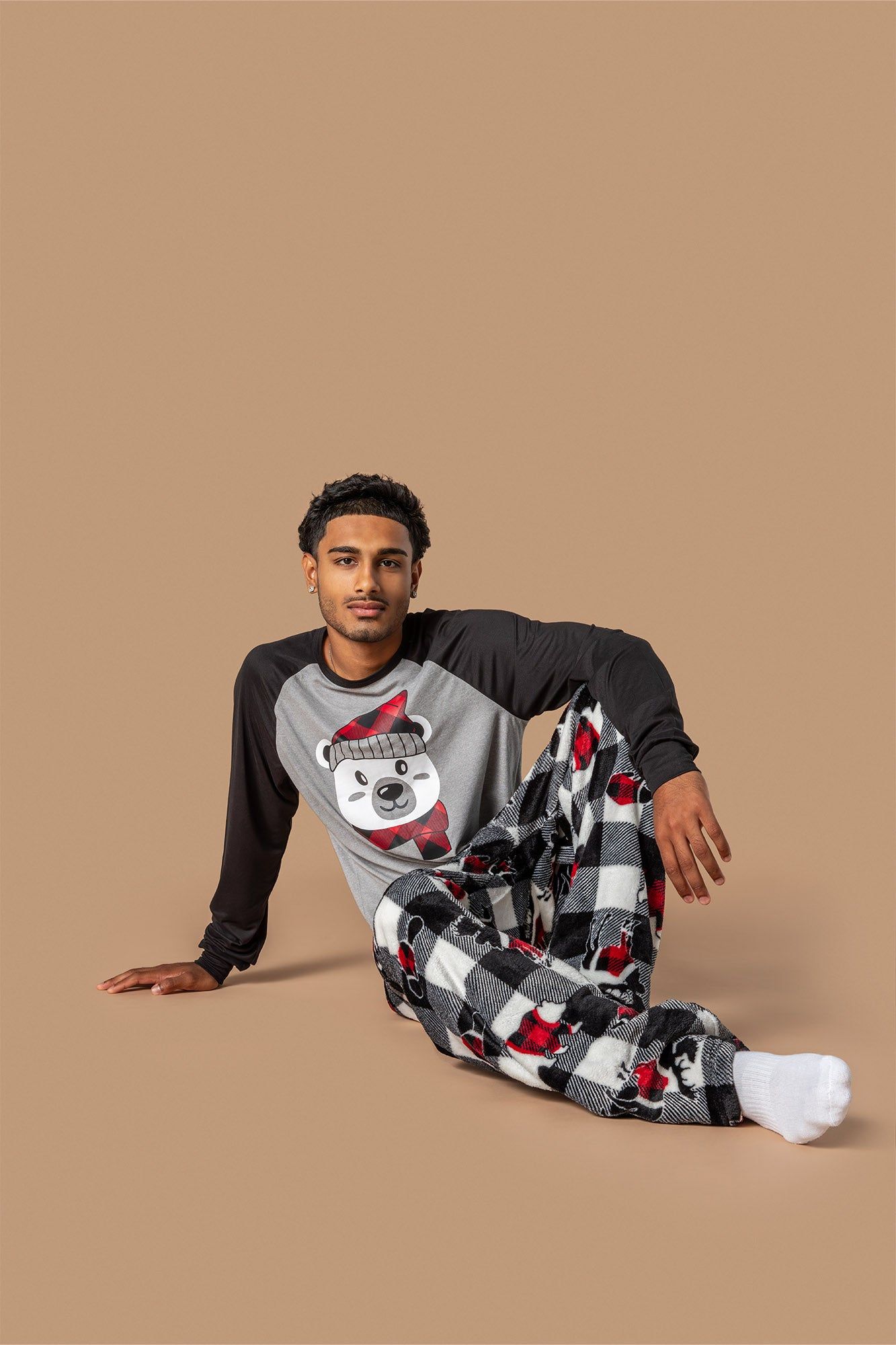 Fammy Jammies Plush 2 Piece Pajama Set sold by Urban Planet product image thumbnail 2