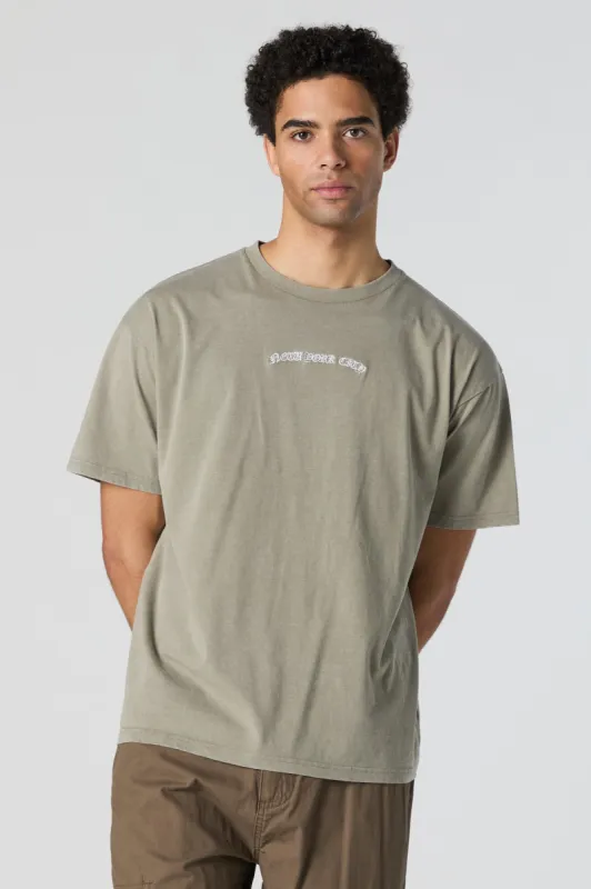 New York City Embroidered T-Shirt sold by Urban Planet