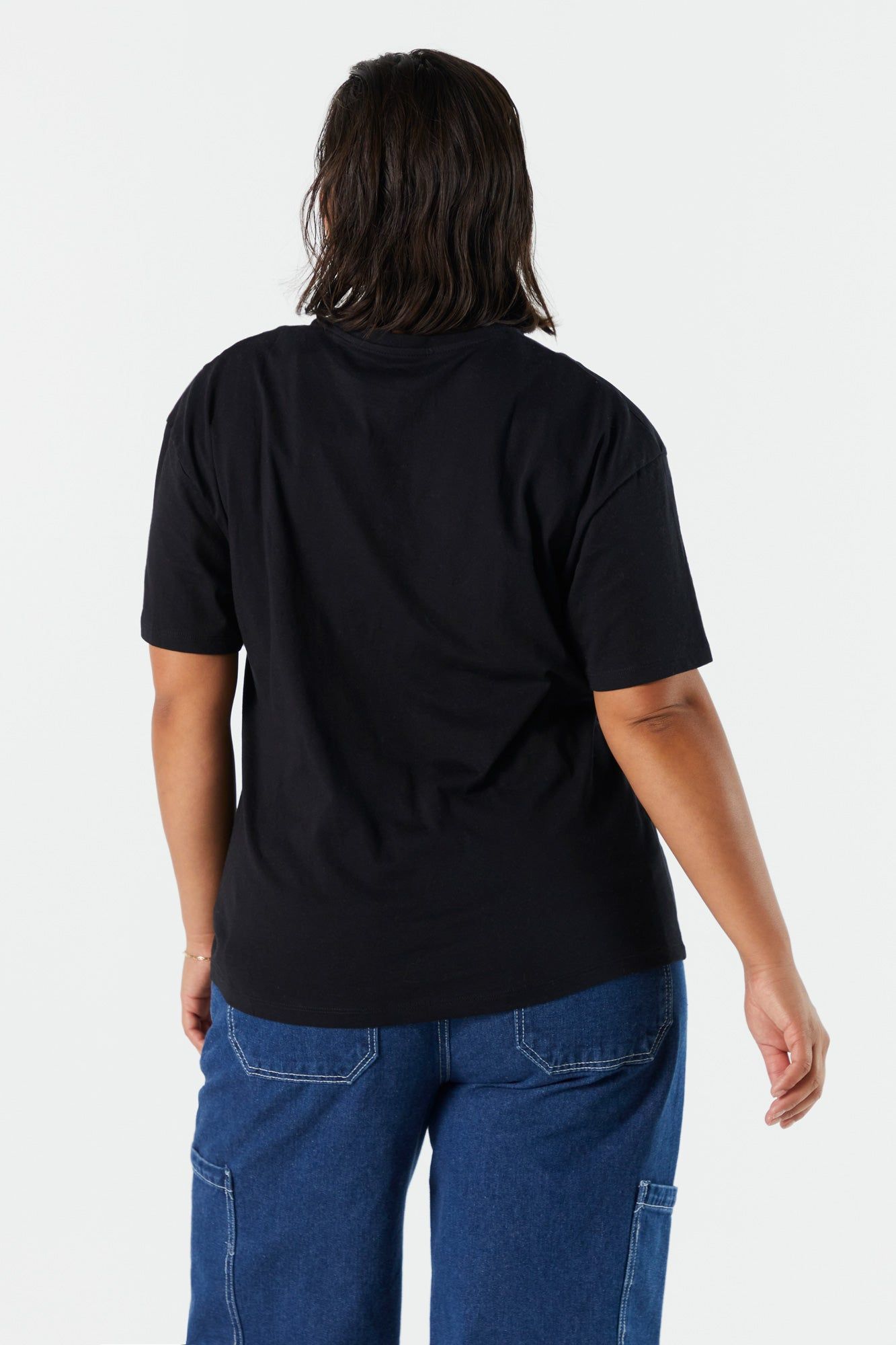 T-shirt coupe garçonne à imprimé Nightmare On Elm Stree sold by Urban Planet product image thumbnail 3