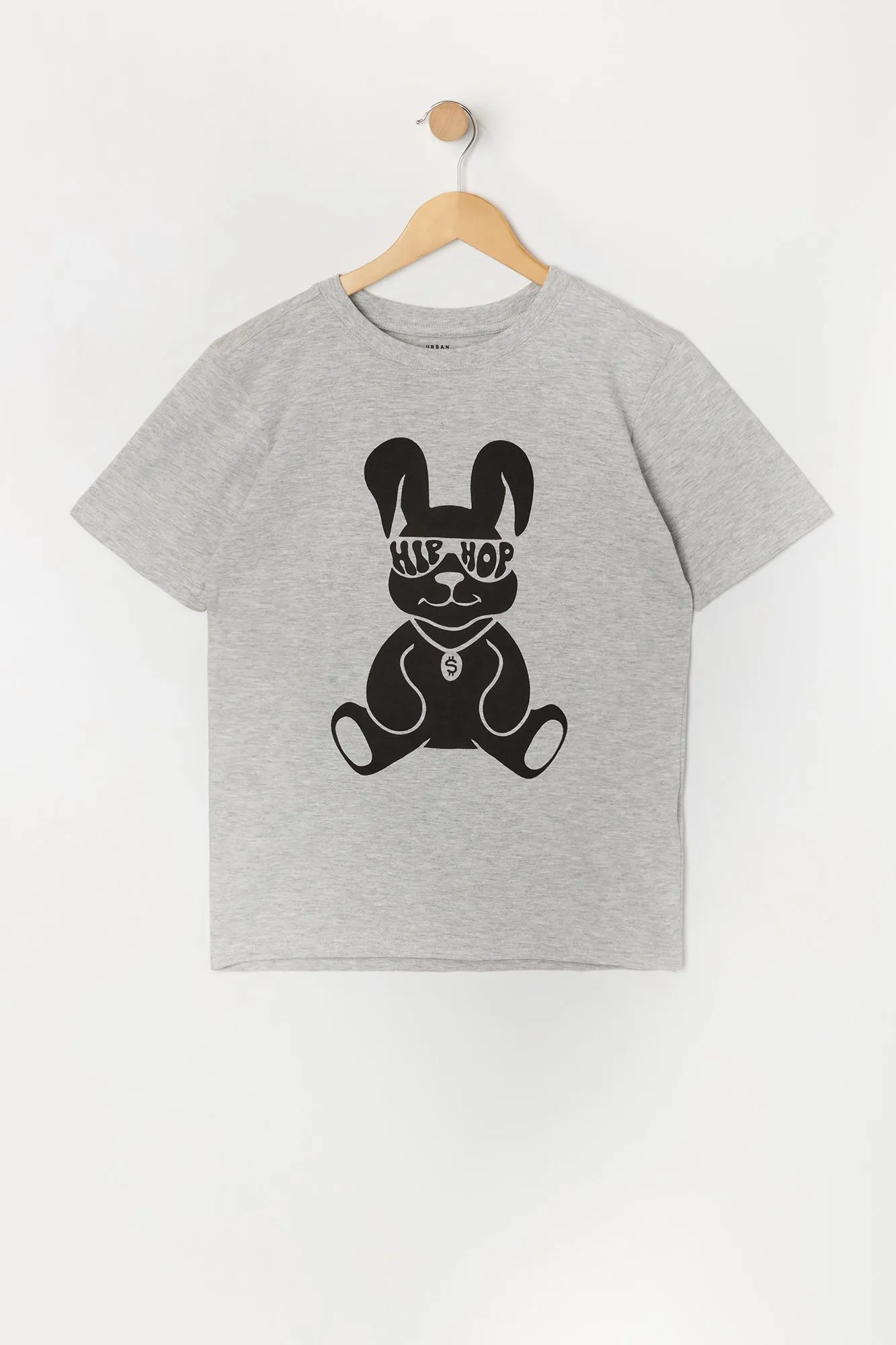 T-shirt à imprimé Hip Hop Bunny pour garçon sold by Urban Planet