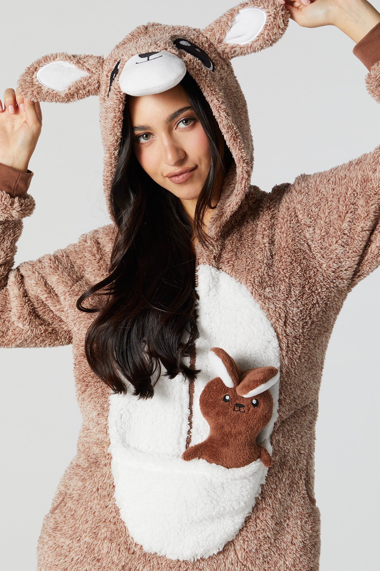 Plush 3D Kangaroo Onesie sold by Urban Planet product image thumbnail 3