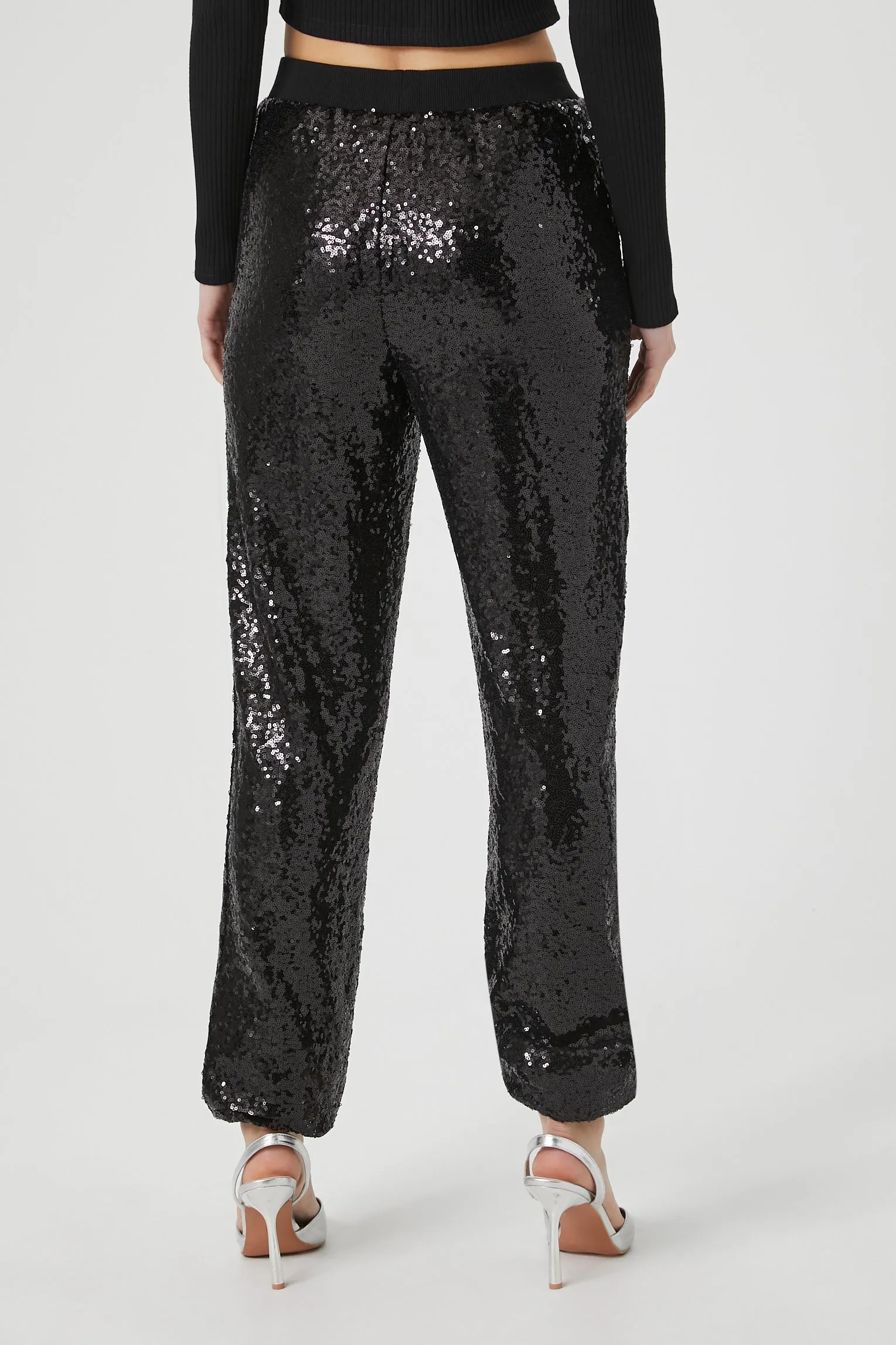 Sequin Mid Rise Jogger sold by Urban Planet product image thumbnail 4