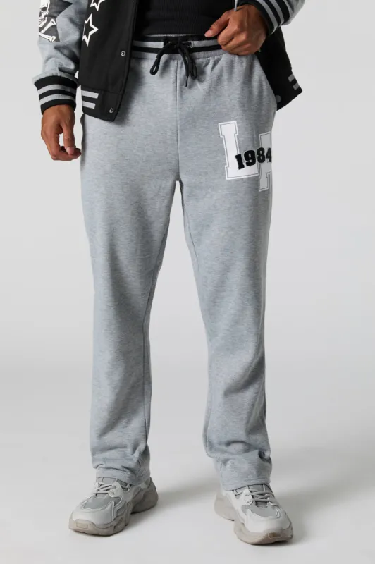 LA Embroidered Fleece Varsity Sweatpant sold by Urban Planet