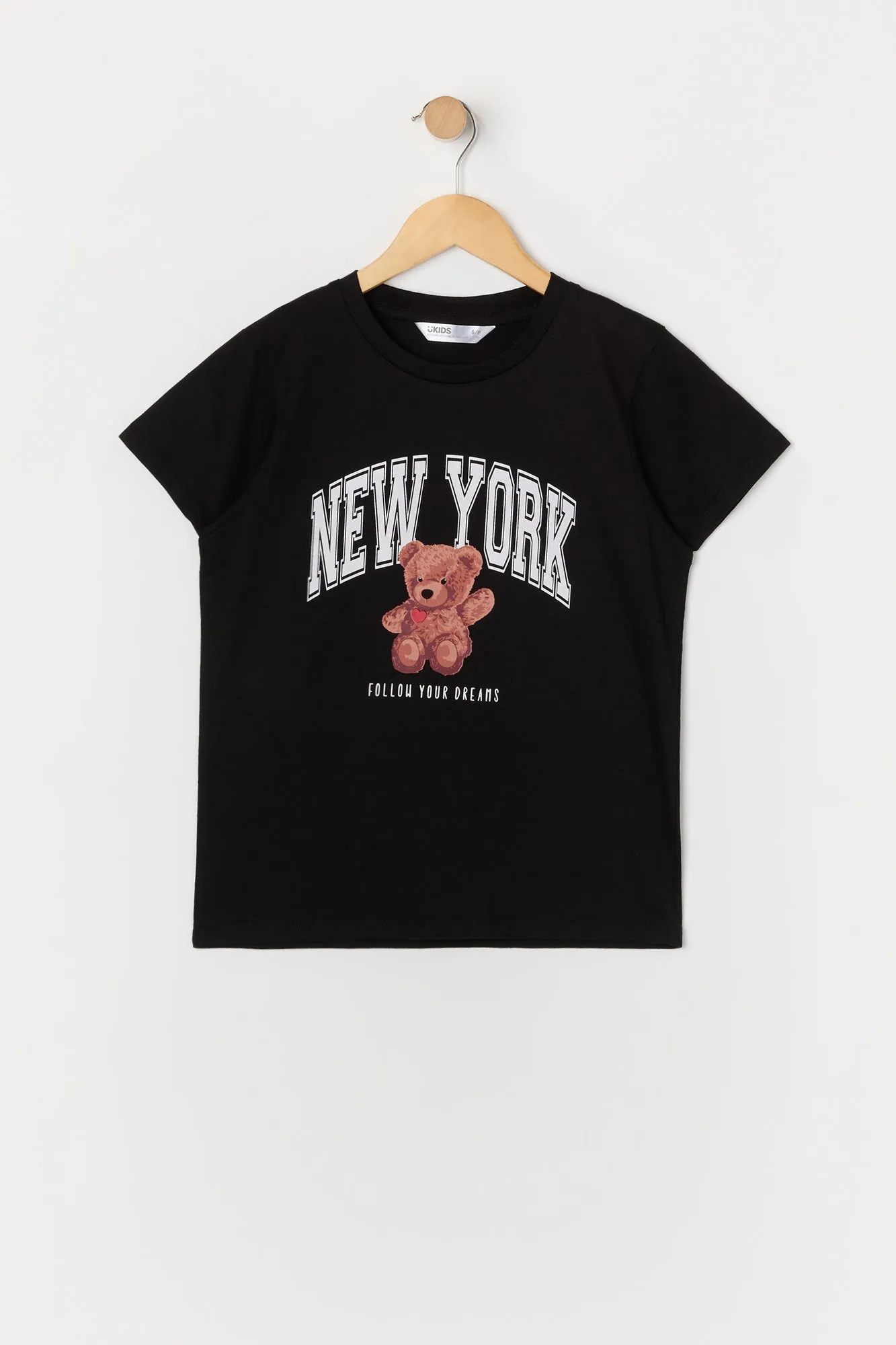 T-shirt à imprimé New York Teddy pour fille sold by Urban Planet