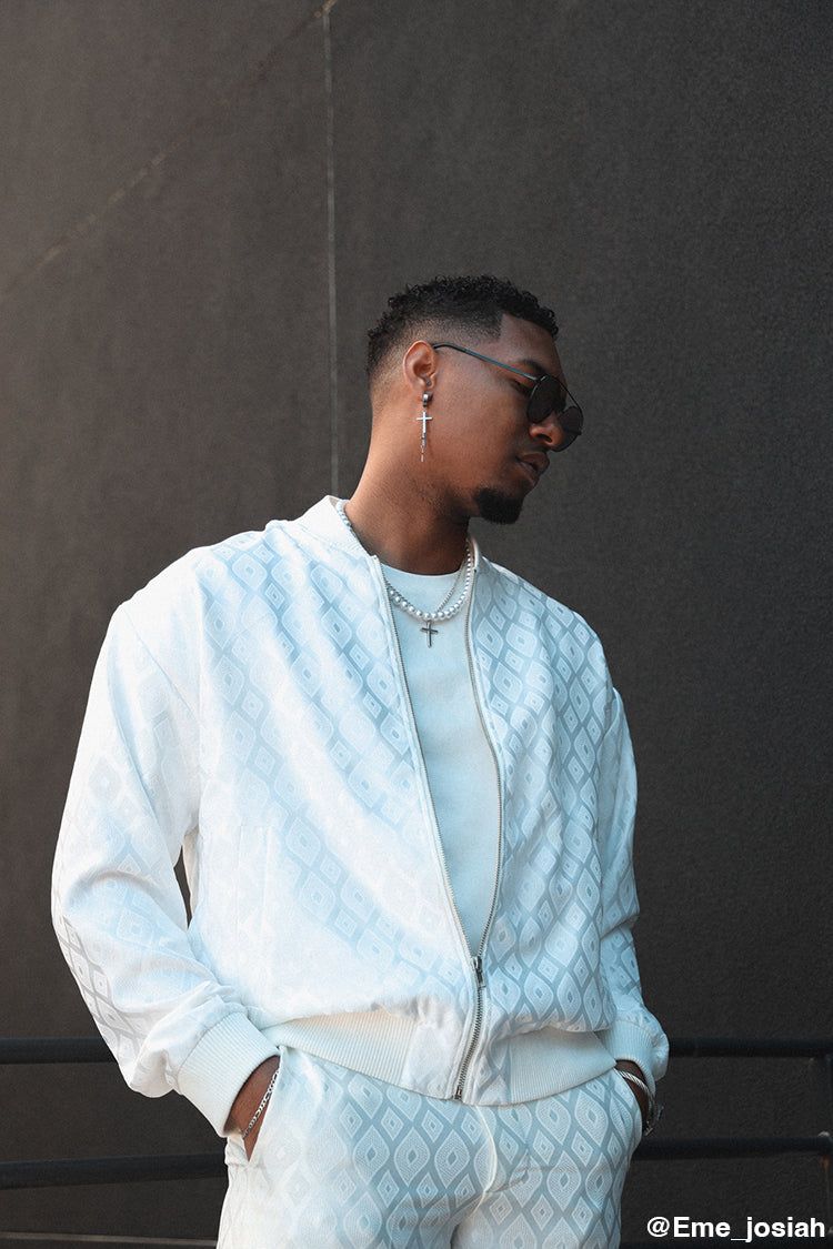 Blouson aviateur avec motif de losanges sold by Urban Planet