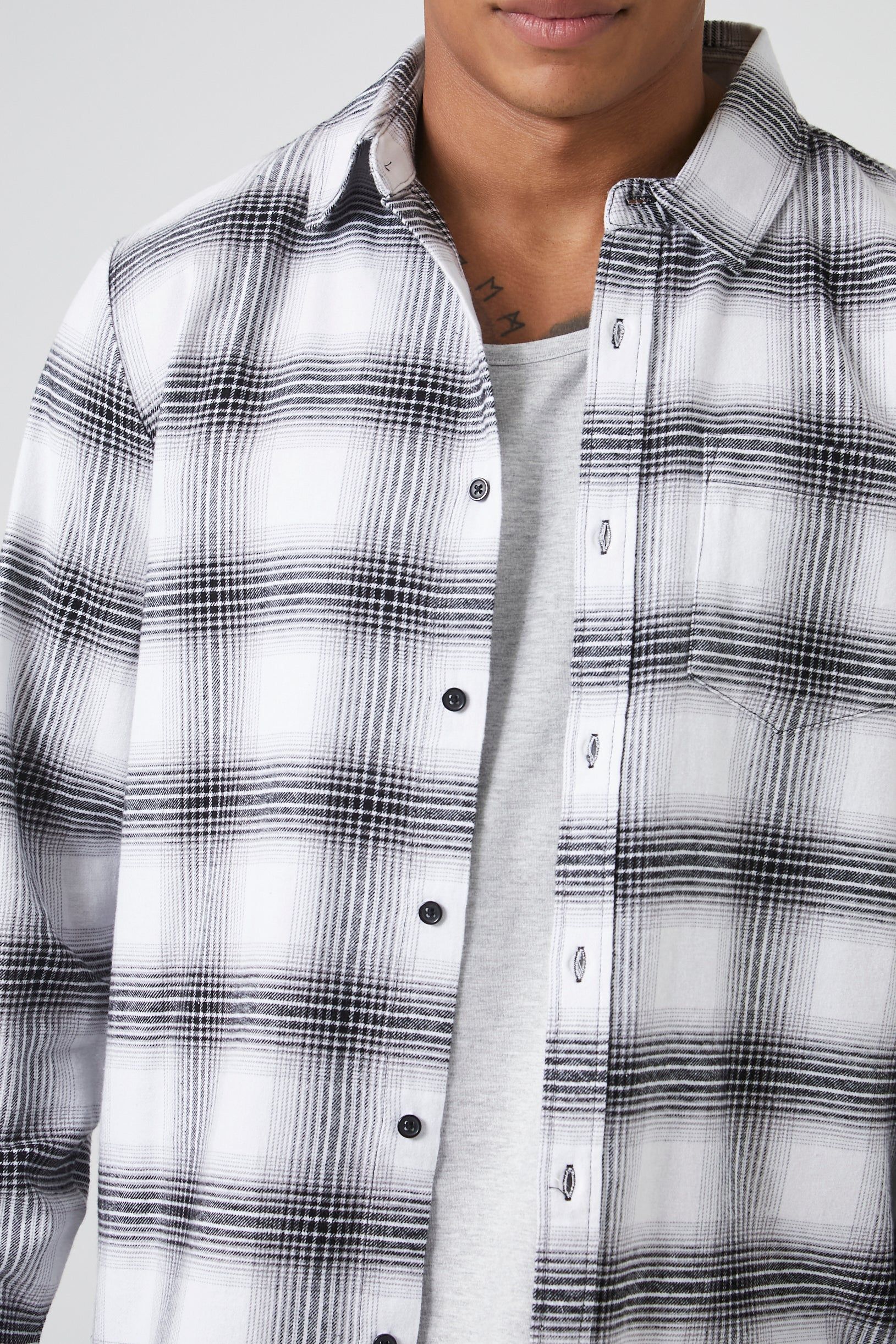 Plaid Button-Up Top sold by Urban Planet product image thumbnail 5