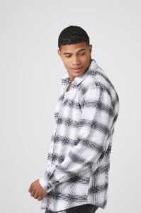 Plaid Button-Up Top sold by Urban Planet