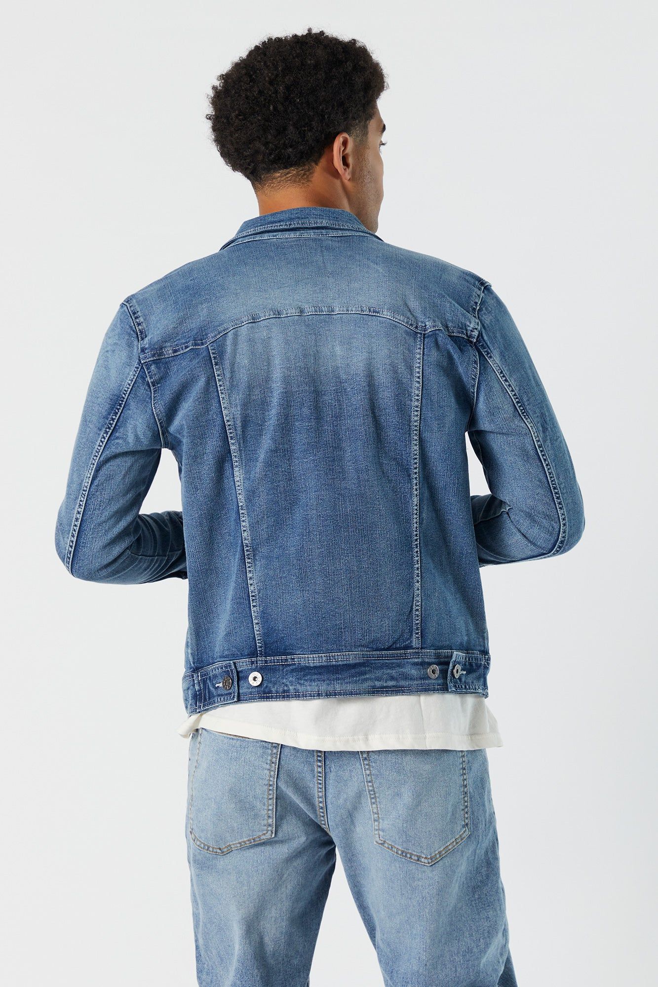 Denim blue Jacket sold by Urban Planet product image thumbnail 3
