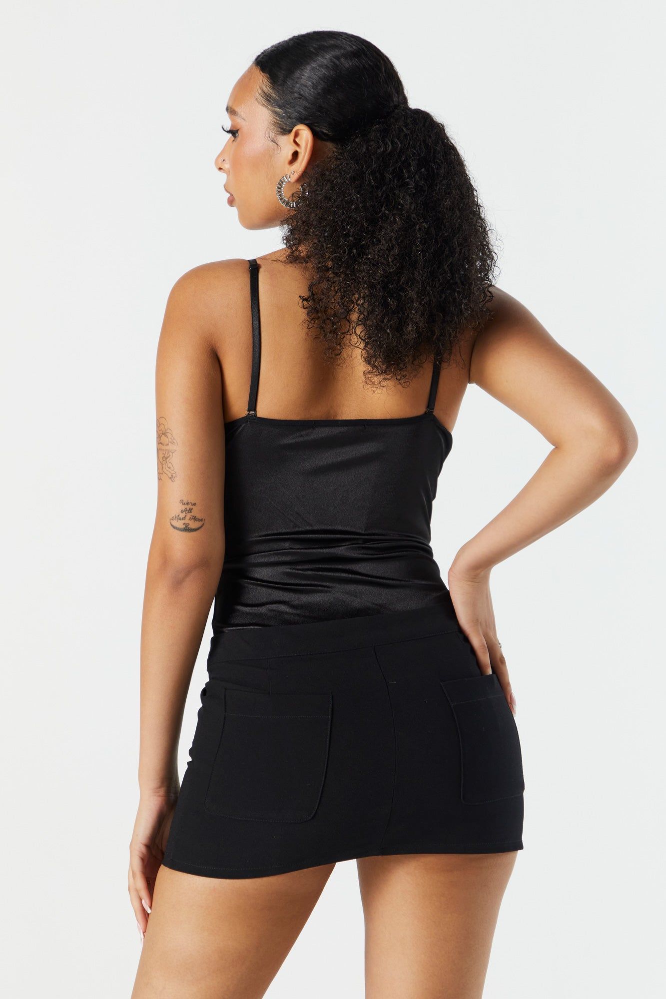Satin Mesh Corset Bodysuit sold by Urban Planet product image thumbnail 2