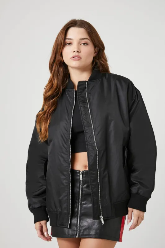 Blouson aviateurr avec fermeture à glissière sold by Urban Planet