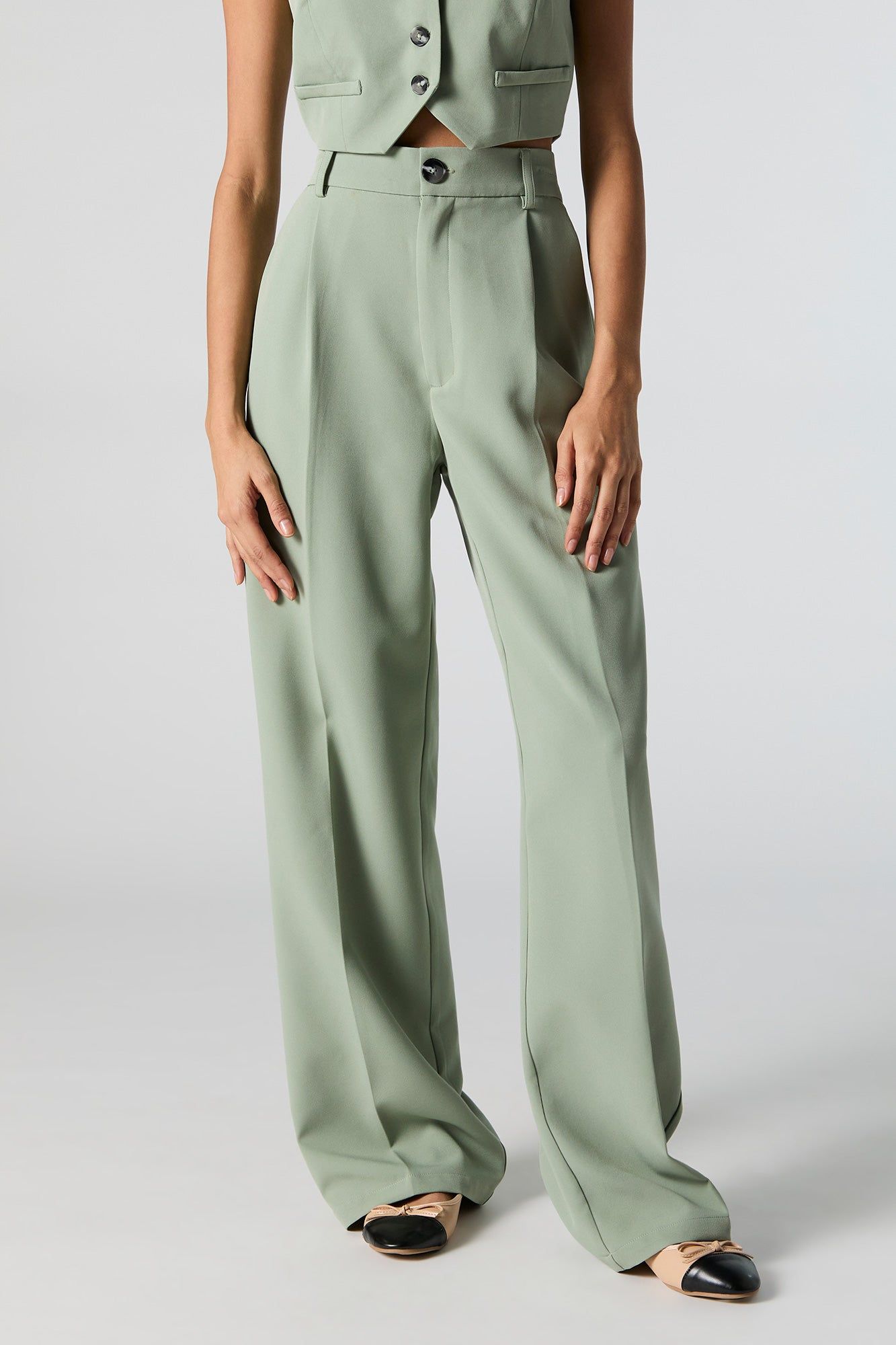 Wide Leg Dress Pant sold by Urban Planet product image thumbnail 5