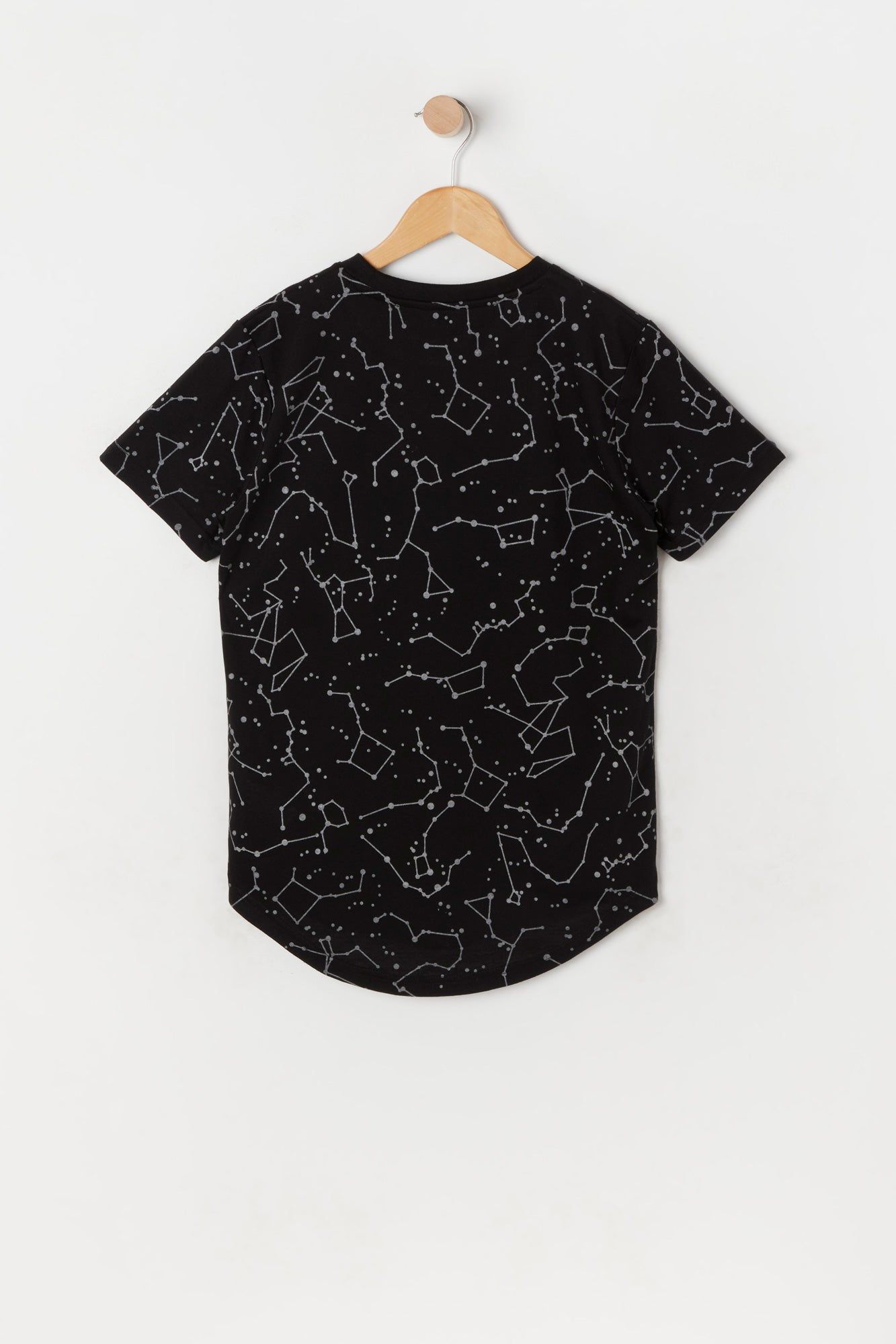 Boys Constellation Print NASA Graphic Longline T-Shirt sold by Urban Planet product image thumbnail 2