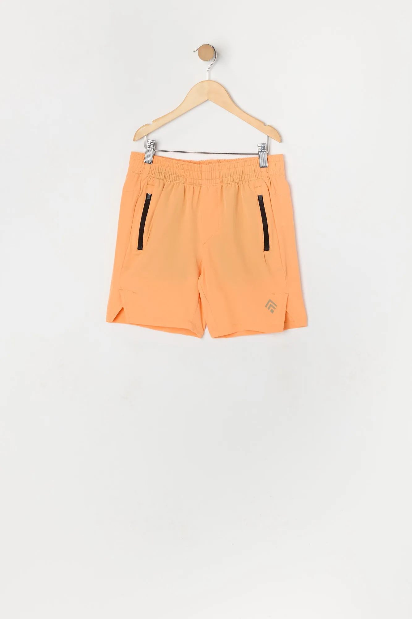Boys Active 4-Way Stretch Zipper Short sold by Urban Planet