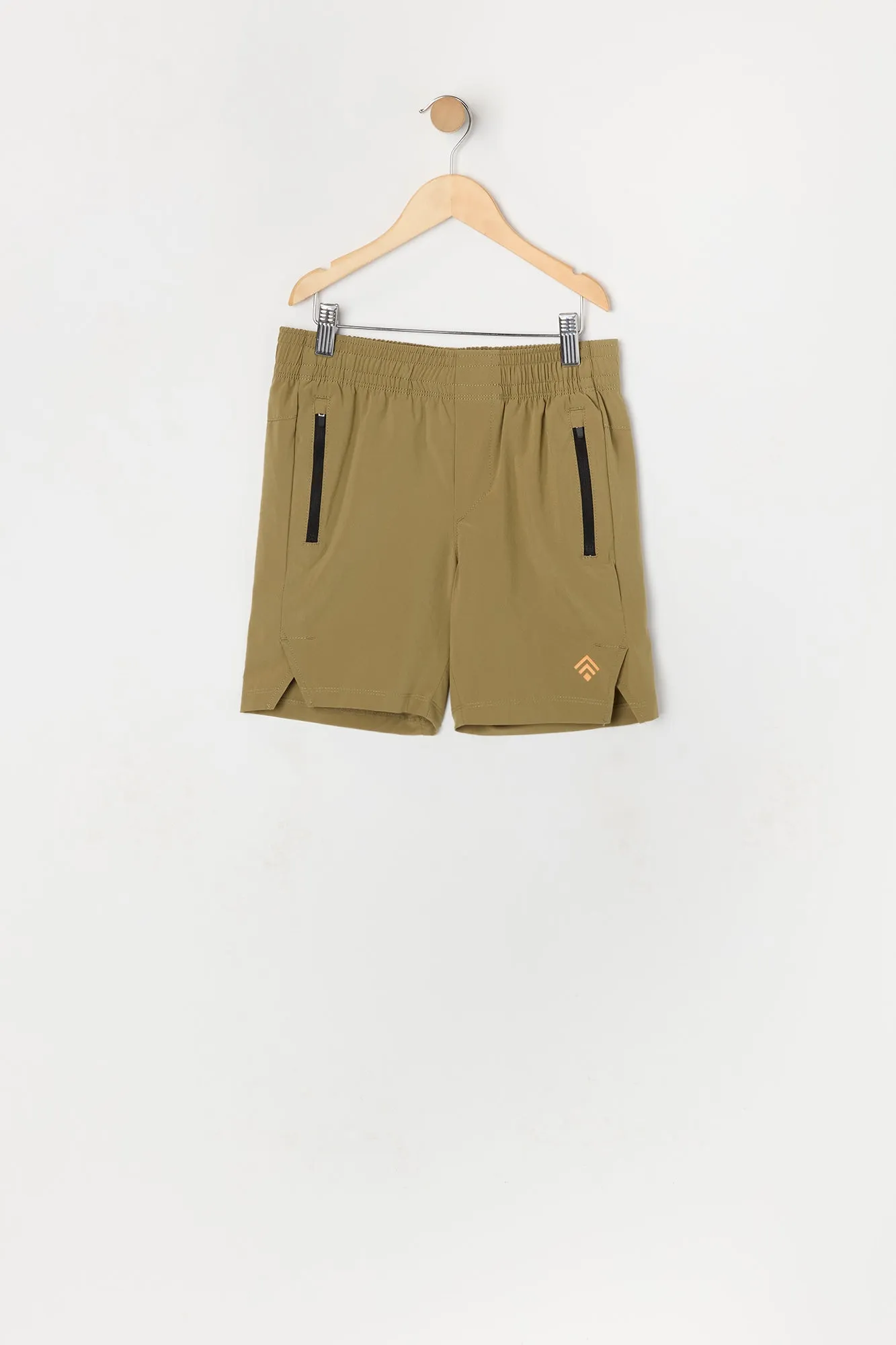 Boys Active 4-Way Stretch Zipper Short sold by Urban Planet product image thumbnail 5