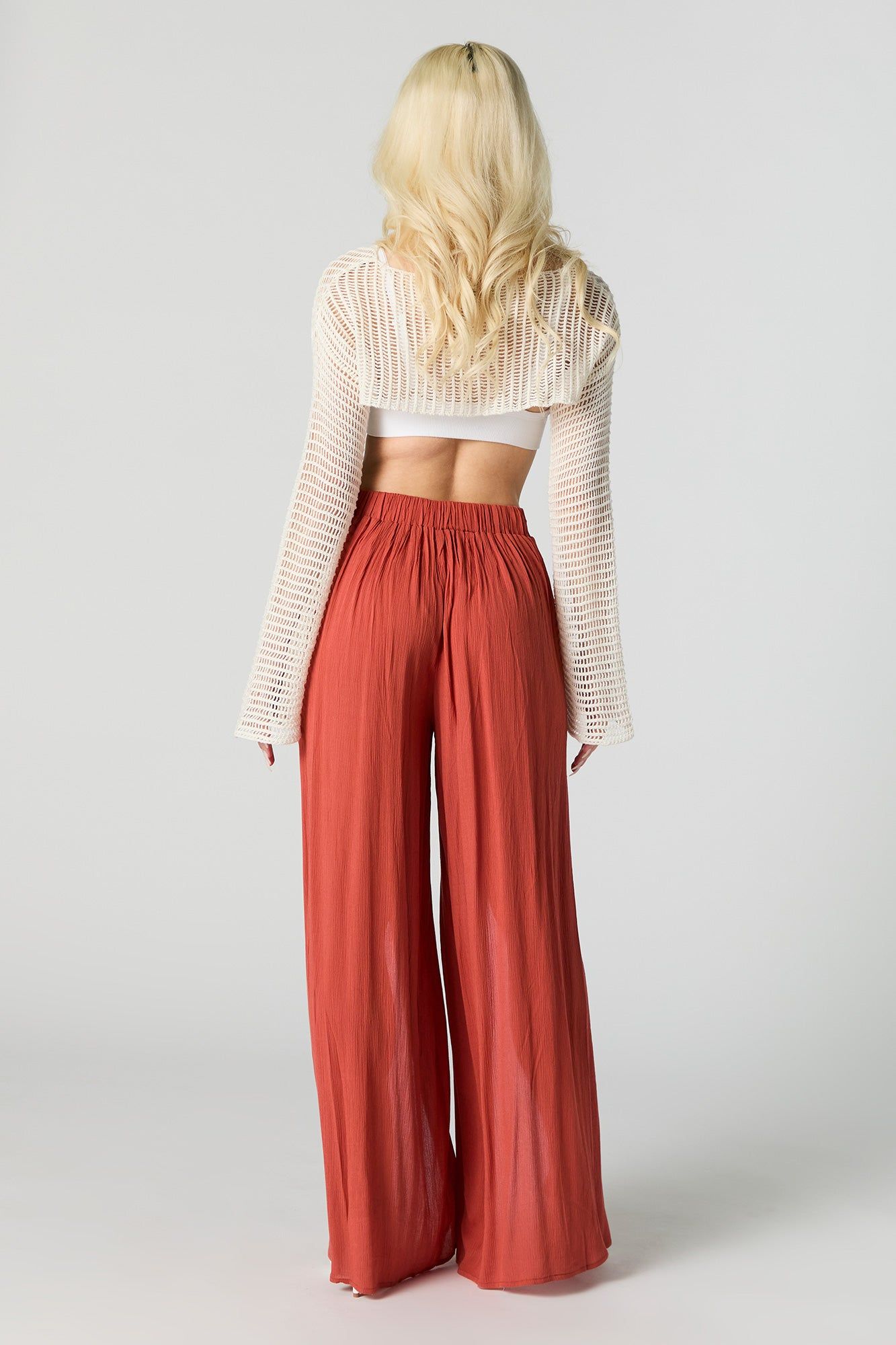 Pantalon à jambe large avec fente sold by Urban Planet product image thumbnail 3