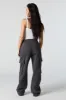 Fleece Wide Leg Cargo Sweatpant sold by Urban Planet