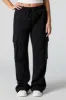 Fleece Wide Leg Cargo Sweatpant sold by Urban Planet