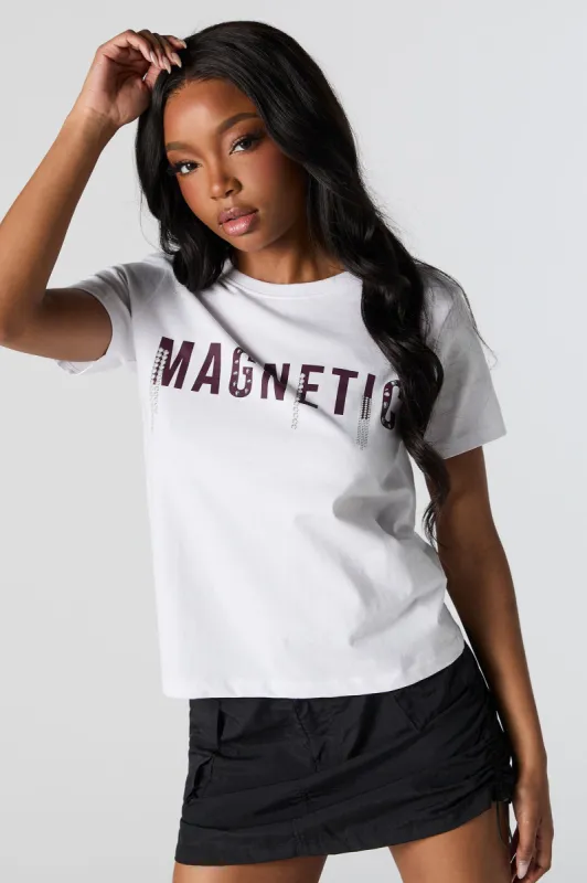 Magnetic Graphic Oversized T-Shirt sold by Urban Planet