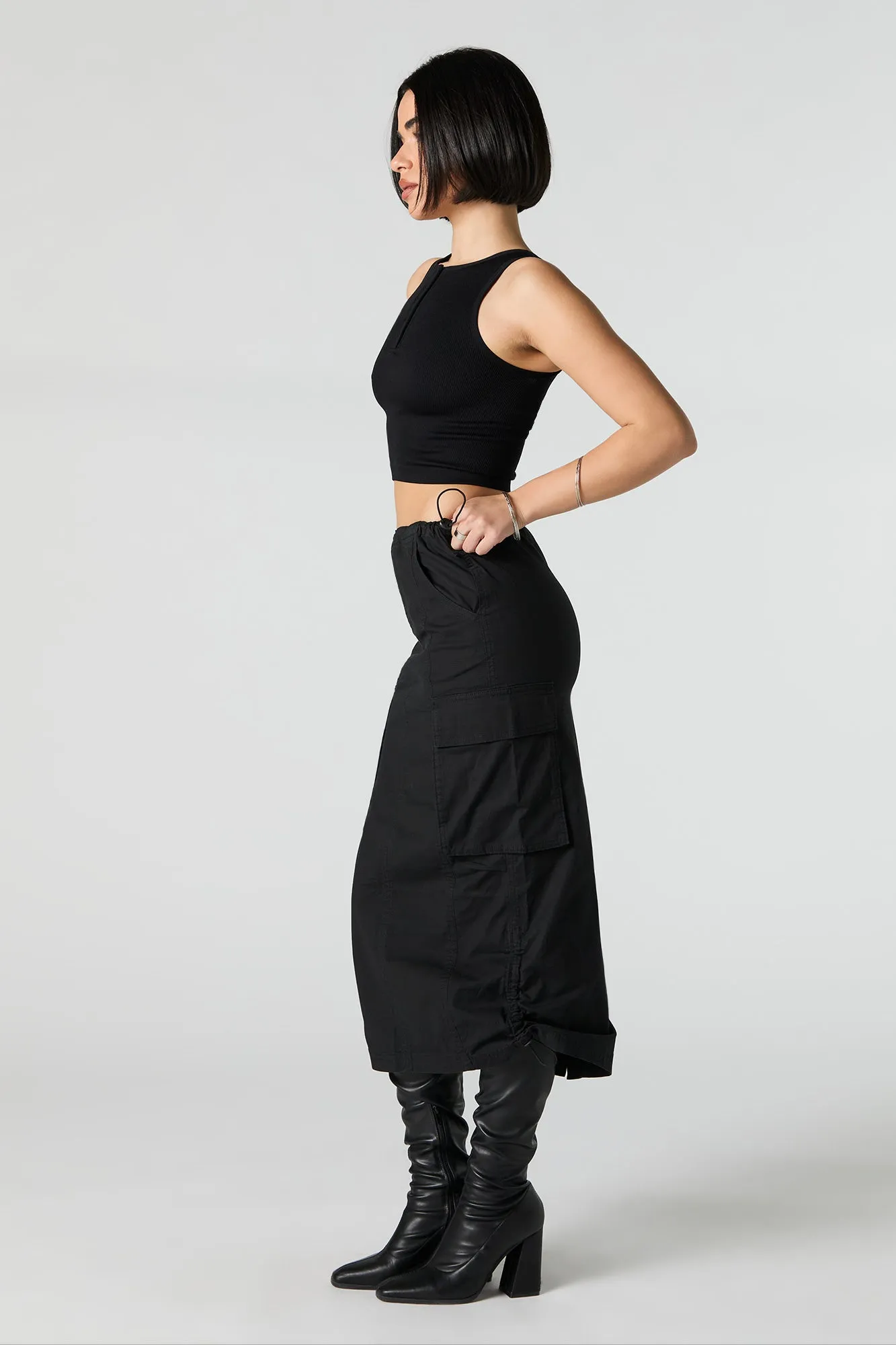 Jupe midi parachute cargo sold by Urban Planet product image thumbnail 2