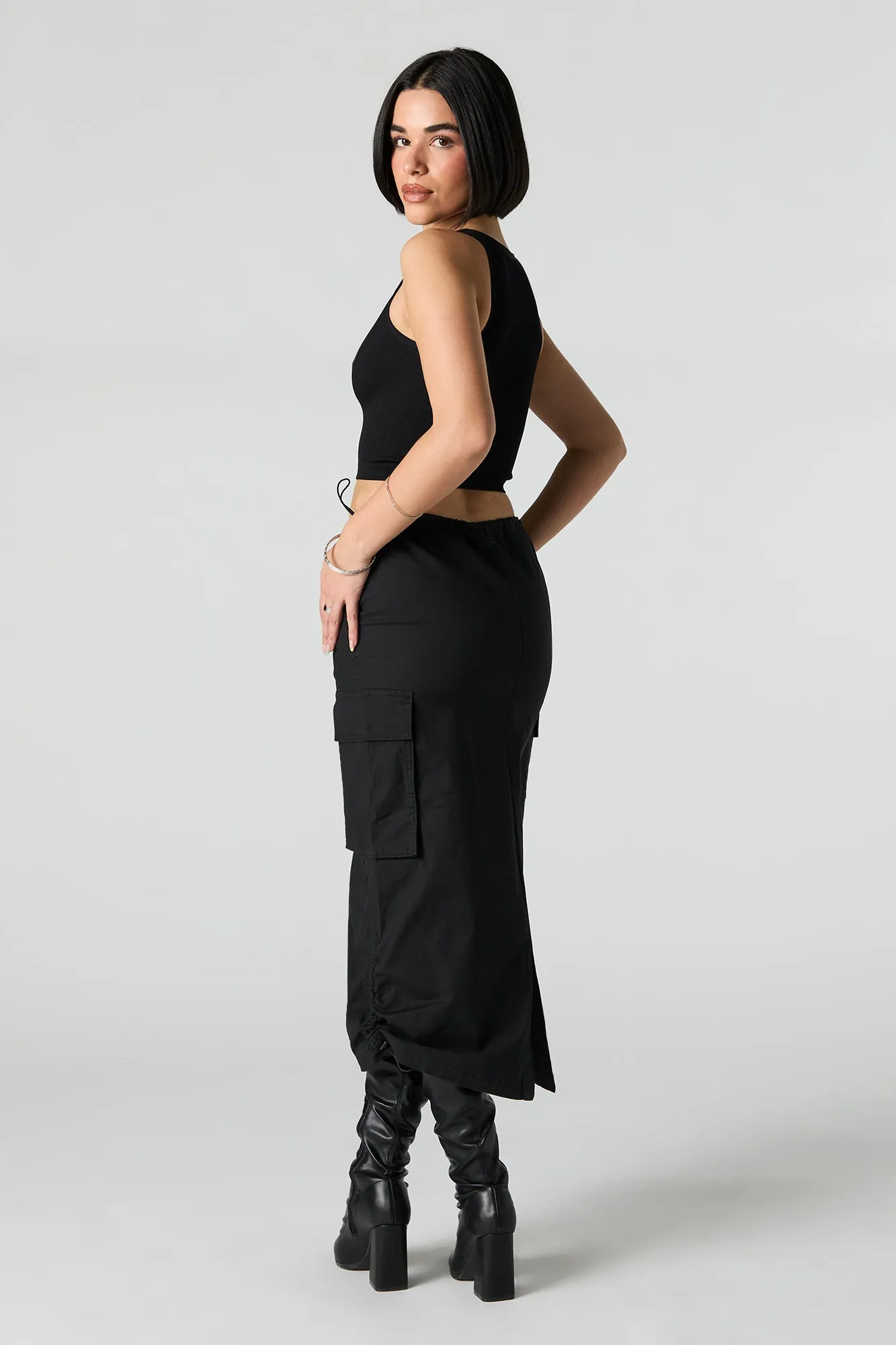 Jupe midi parachute cargo sold by Urban Planet product image thumbnail 3