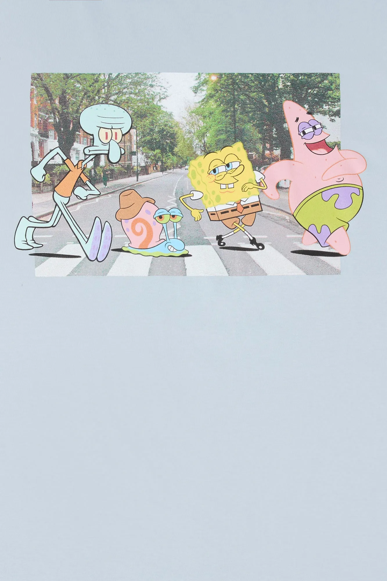 SpongeBob Abbey Road Graphic T-Shirt sold by Urban Planet product image thumbnail 4