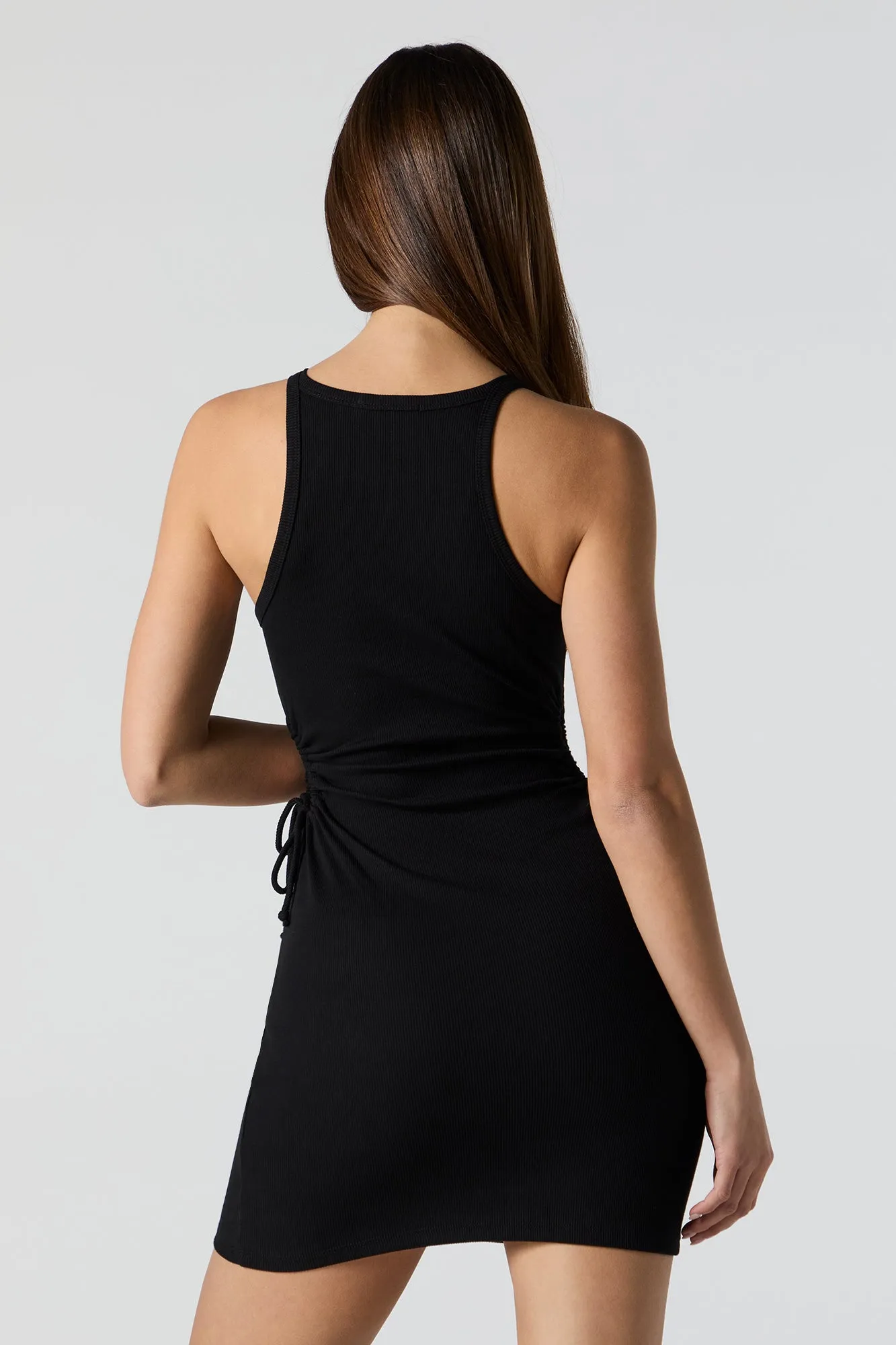 Ribbed Keyhole Side Mini Dress sold by Urban Planet product image thumbnail 2