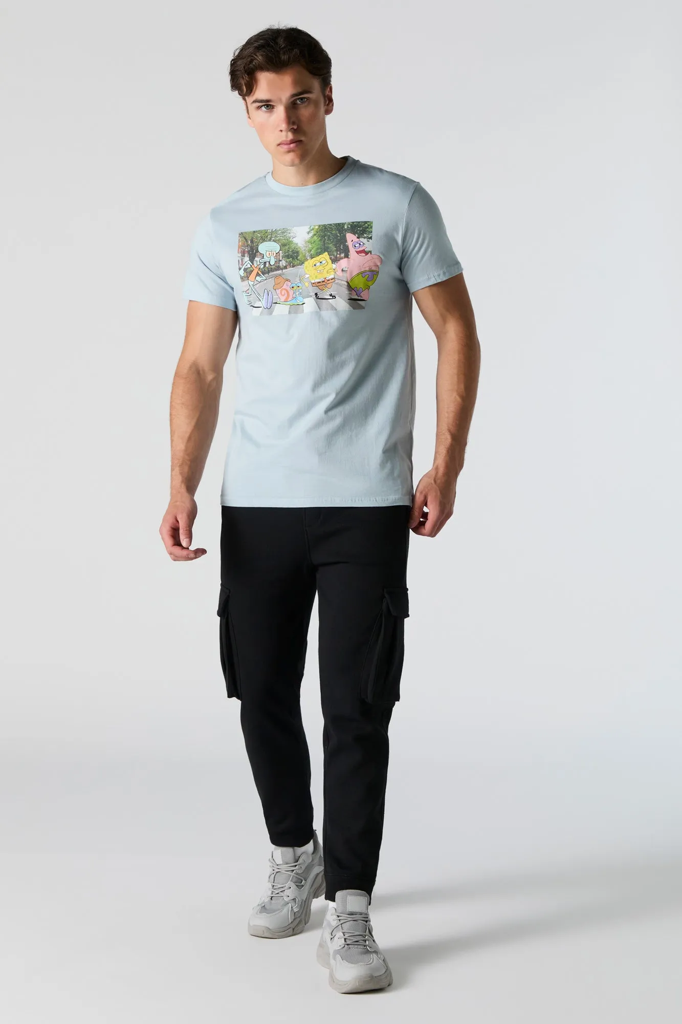 SpongeBob Abbey Road Graphic T-Shirt sold by Urban Planet product image thumbnail 2