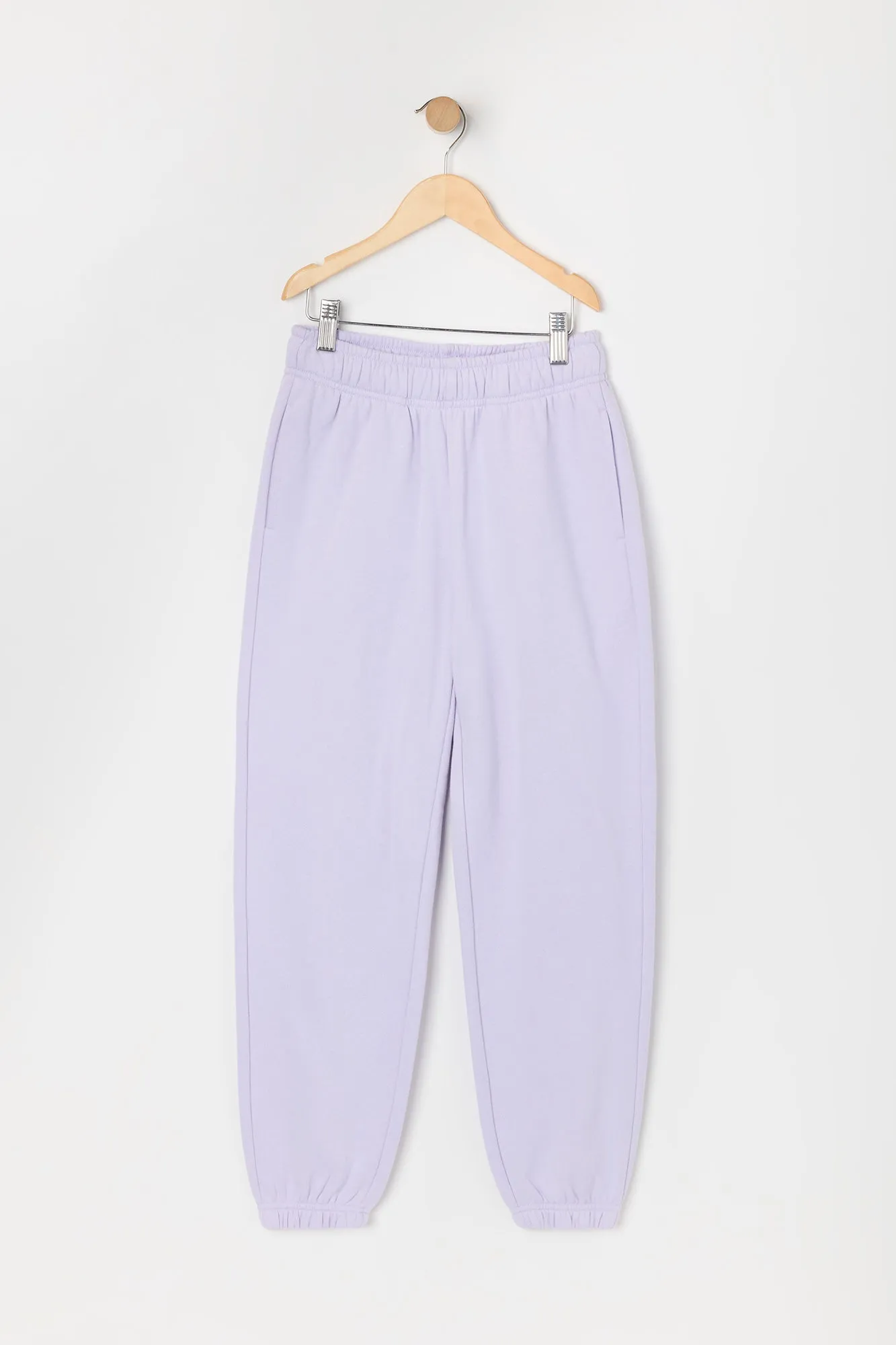 Girls Solid Fleece Boyfriend Jogger sold by Urban Planet product image thumbnail 3