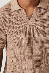 Knit Polo Top sold by Urban Planet