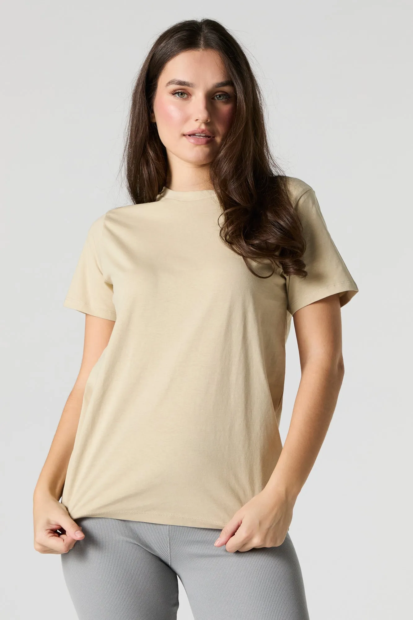 Solid Crewneck T-Shirt sold by Urban Planet