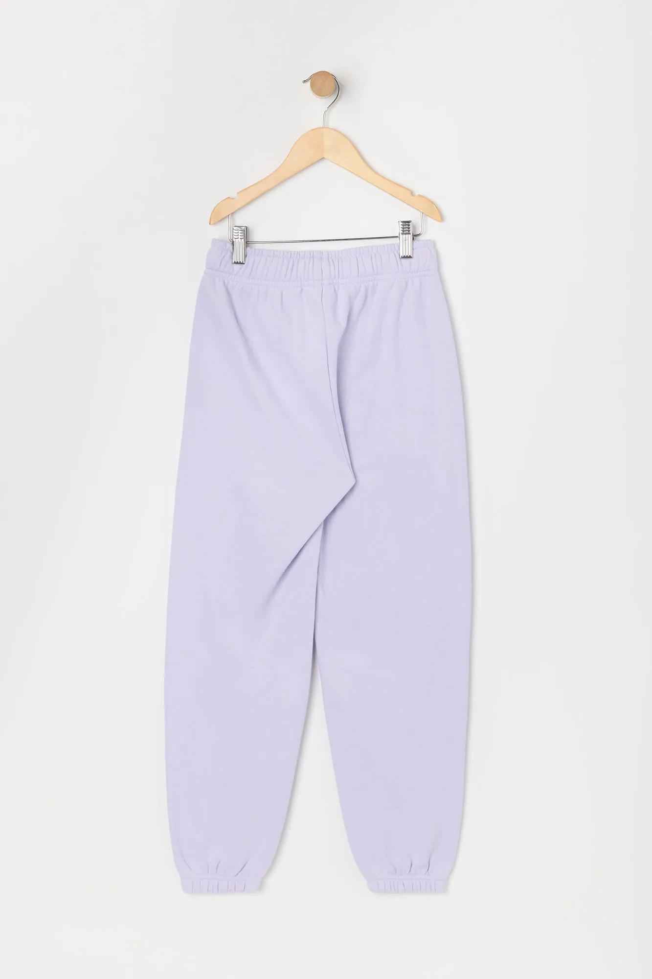 Girls Solid Fleece Boyfriend Jogger sold by Urban Planet product image thumbnail 4