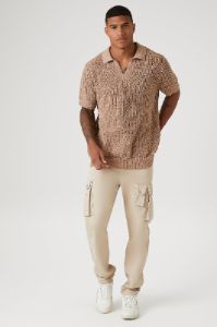 Knit Polo Top sold by Urban Planet