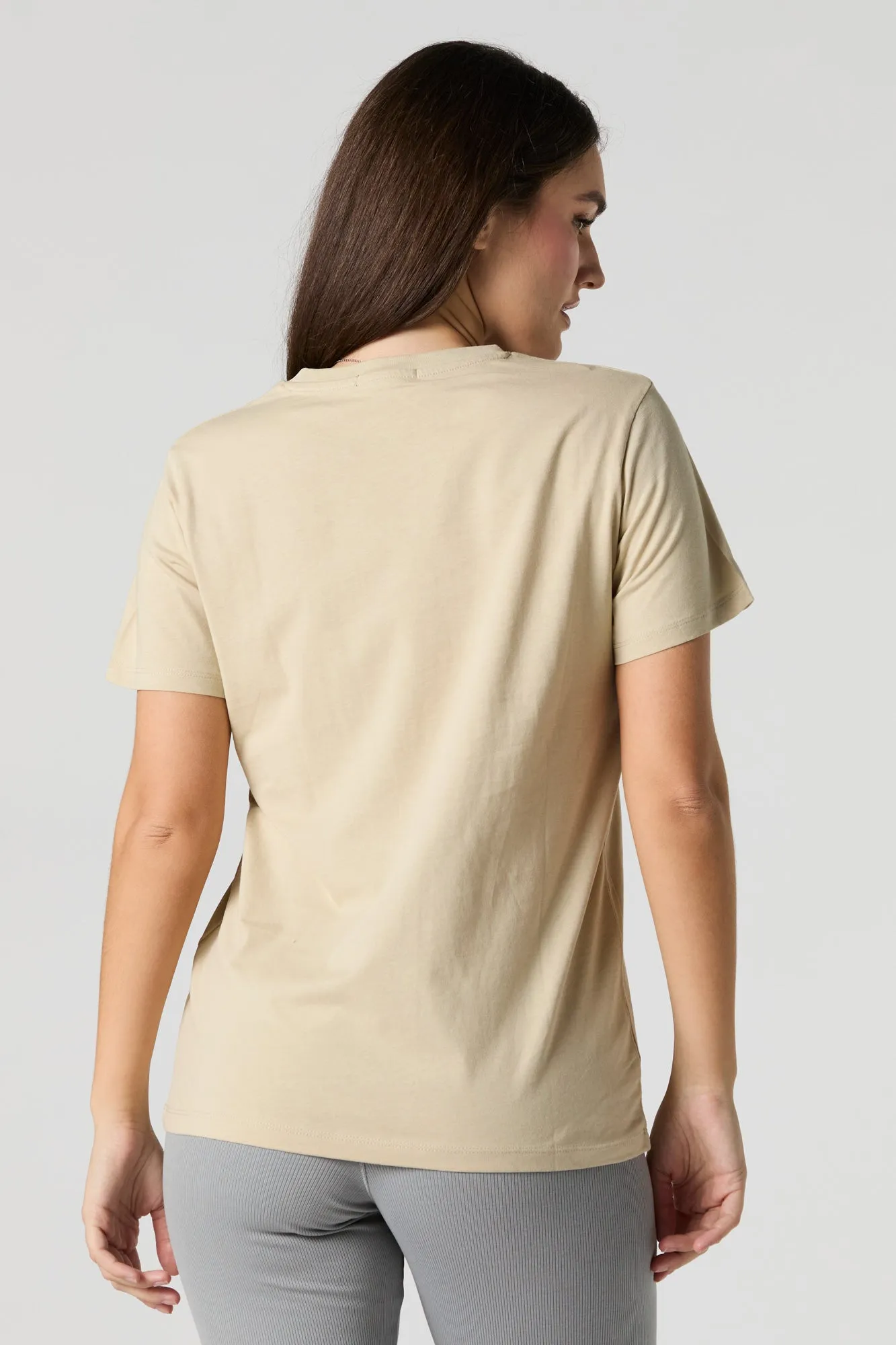 Solid Crewneck T-Shirt sold by Urban Planet product image thumbnail 2