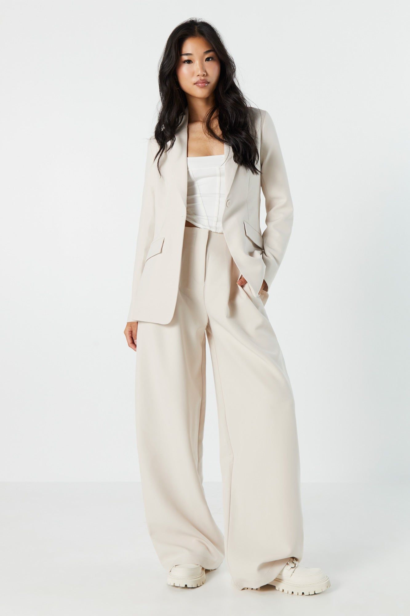 Pantalon à enfiler à jambes larges sold by Urban Planet product image thumbnail 4