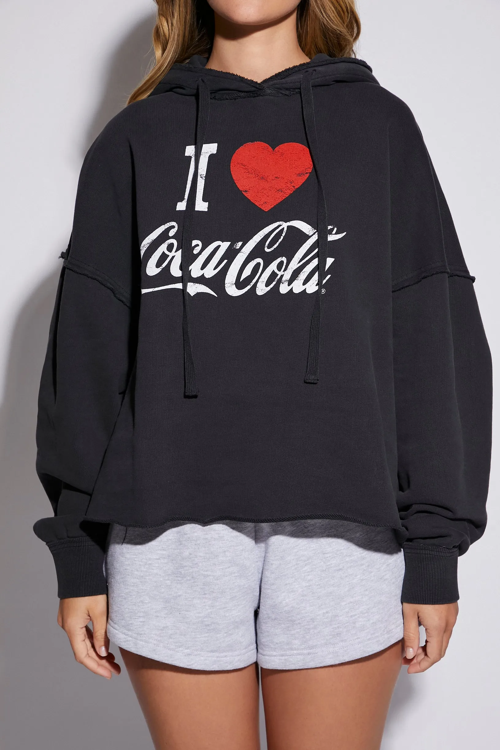 I Heart Coca Cola Graphic Fleece Hoodie sold by Urban Planet product image thumbnail 4
